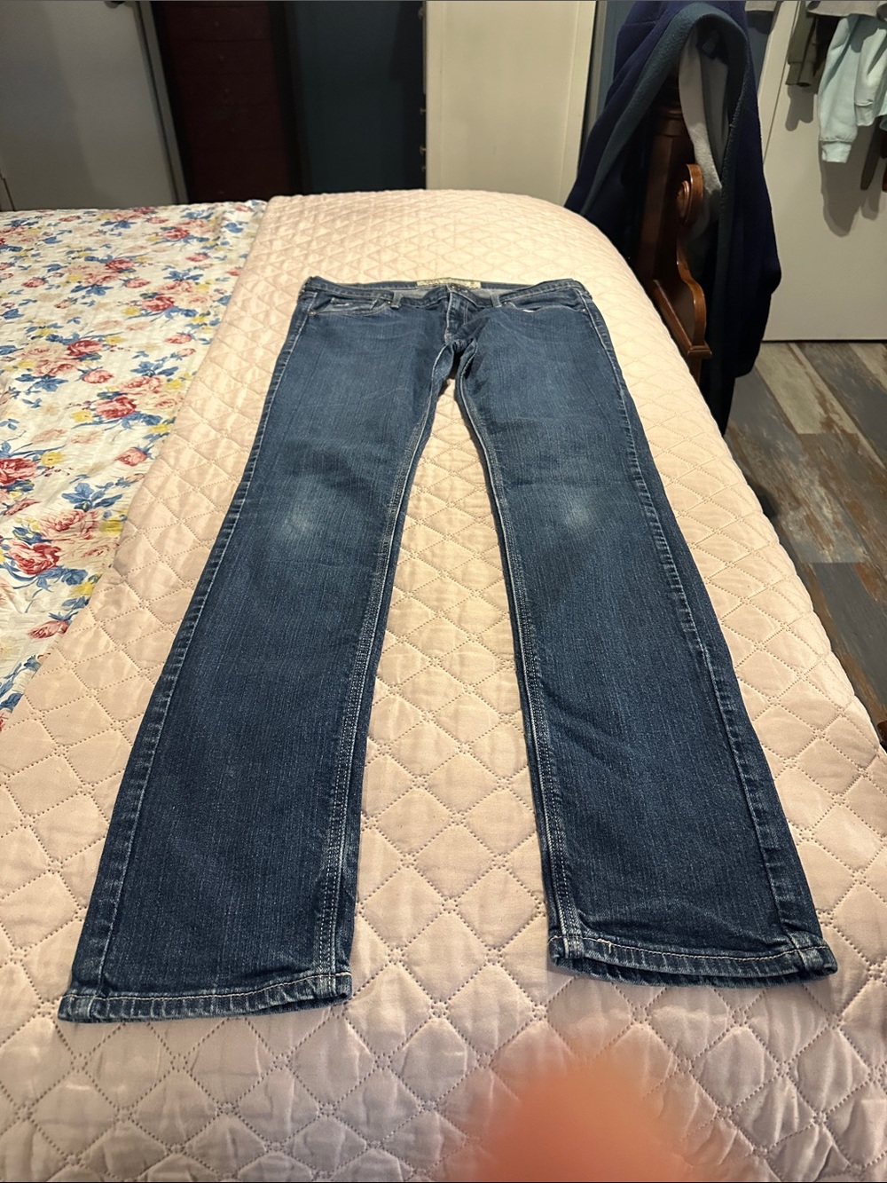 Classic Straight-Leg Blue Jeans